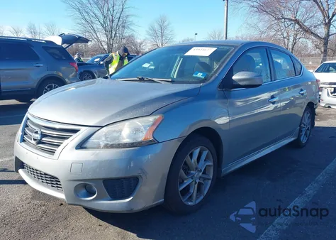 2013 Nissan Sentra Sr из США, поврежденный, VIN 3N1AB7AP2DL789122